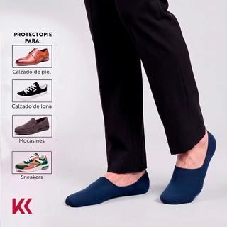 6 PARES DE PROTECTOPIE CABALLERO ABIERTO INVISIBLE MOD 406