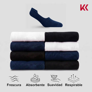 6 PARES DE PROTECTOPIE CABALLERO ABIERTO INVISIBLE MOD 406