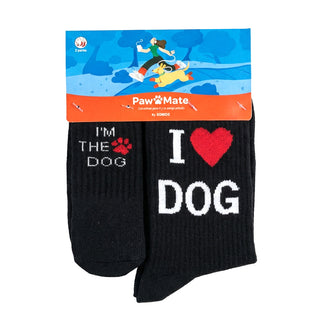 CALCETINES PAWMATE I LOVE DOG