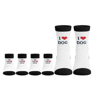 CALCETINES PARA MASCOTA I LOVE DOG