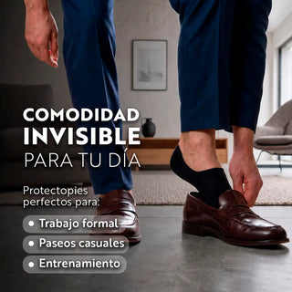 6 PARES DE PROTECTOPIE CABALLERO ABIERTO INVISIBLE MOD 406
