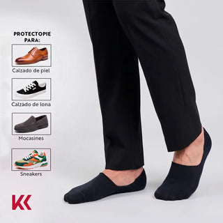 6 PARES DE PROTECTOPIE CABALLERO ABIERTO INVISIBLE MOD 406