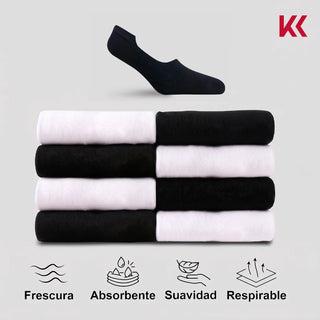 6 PARES DE PROTECTOPIE CABALLERO ABIERTO INVISIBLE MOD 406